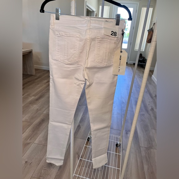 NWT🔥Rag&Bone Skinny Jeans in white size 28 - Picture 4 of 10